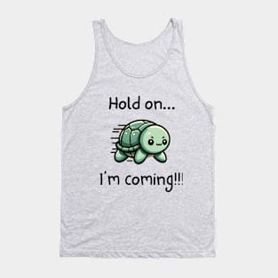 Turtle punny joke Tank Top